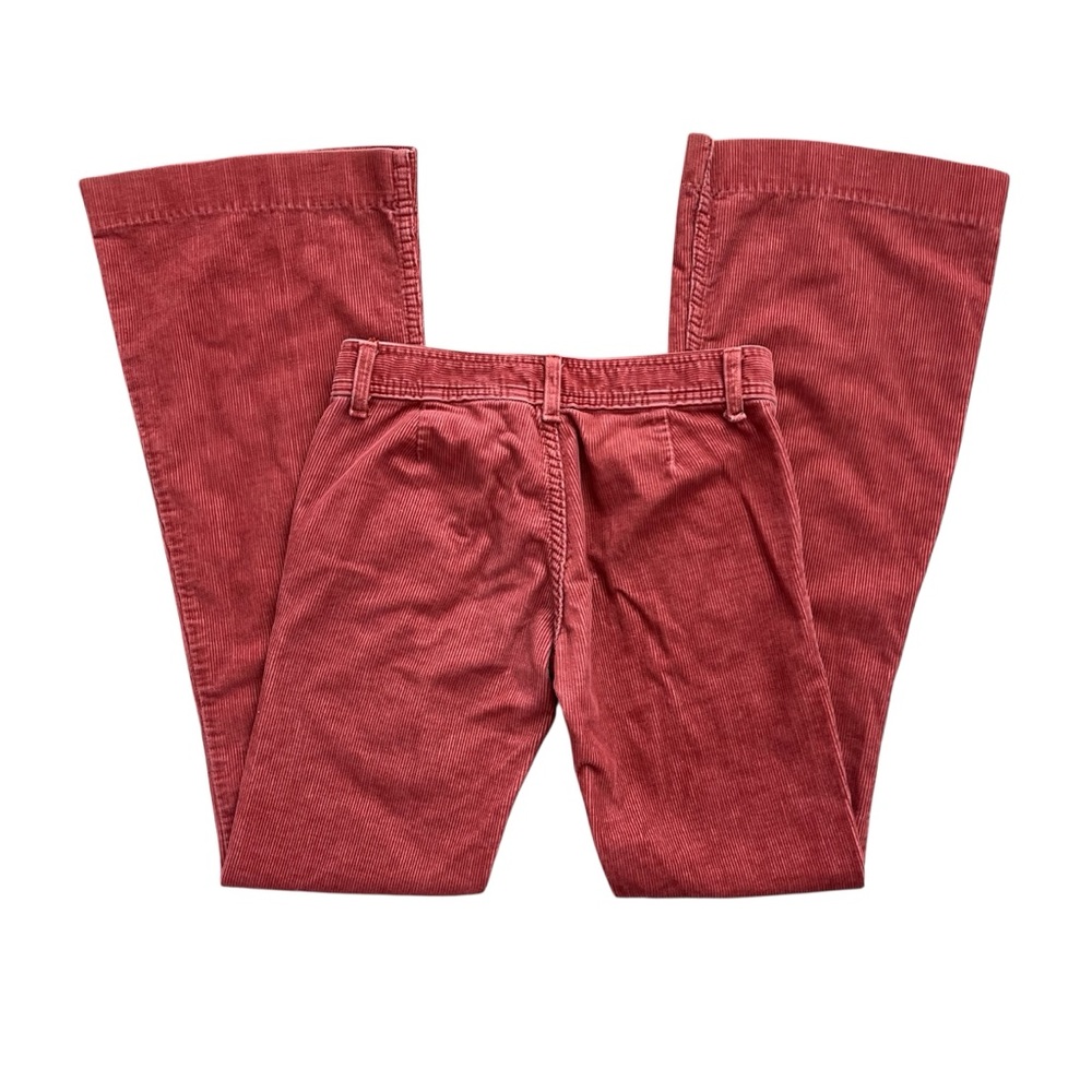 Vintage Juicy Couture Y2K Low Rise Chunky Coral Corduroy Flare Pants Rare Sample - Picture 13 of 16